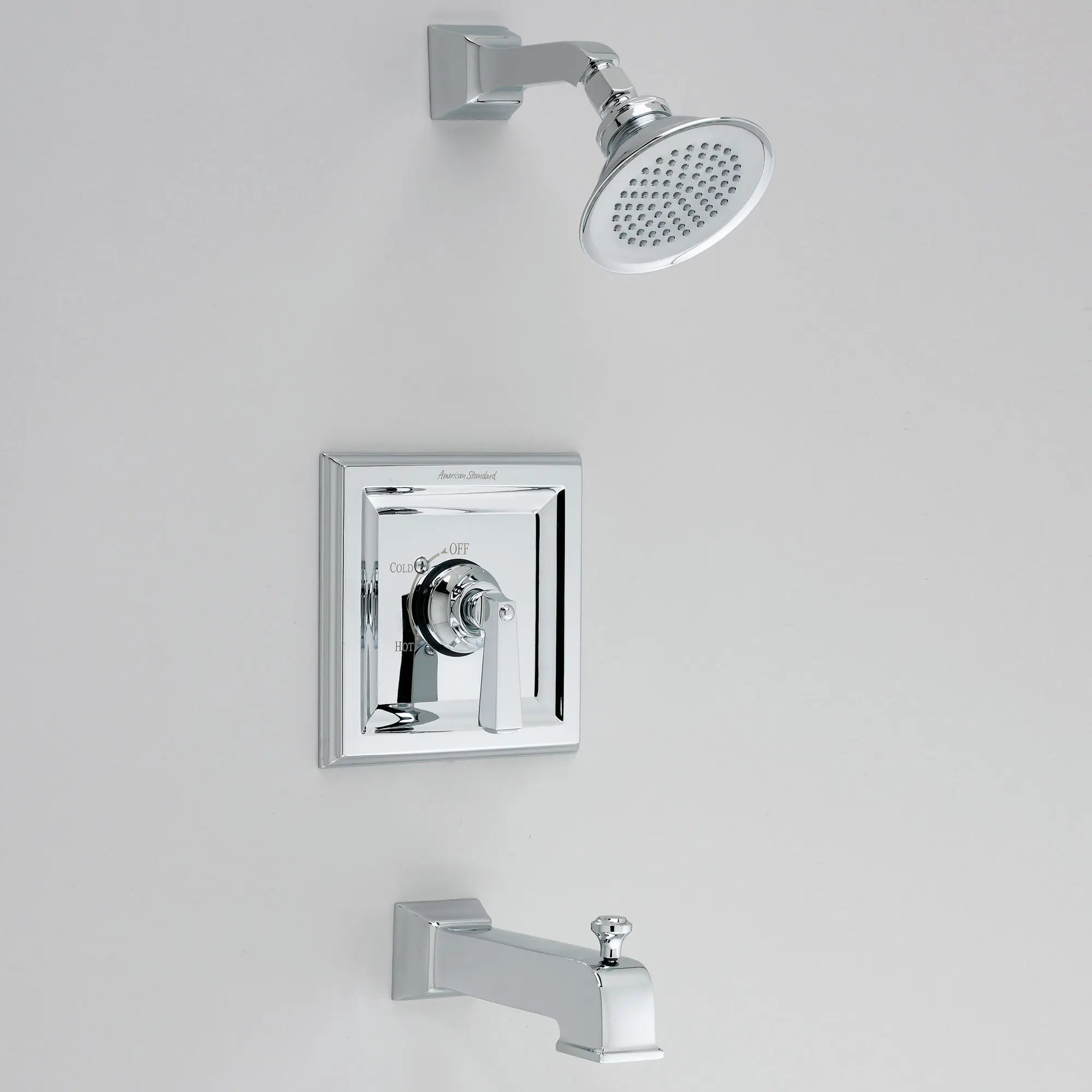 Town Square 2.5 GPM Tub and Shower Trim Kit with Rain Showerhead and Lever Handle — thumbnail 2